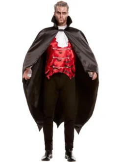 Kappe lang Satin Deluxe Bat Cape