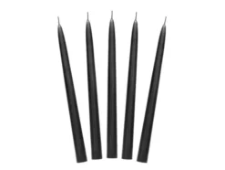 Kertelys 24 cm i mat sort