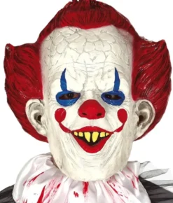 Klovnemaske Sinister Rød