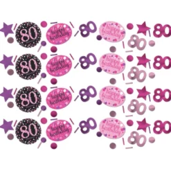 Konfetti 80 Sparkling pink