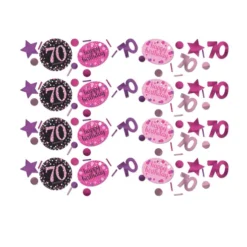 Konfetti 70 Sparkling pink