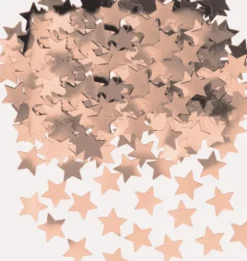 Konfetti stjerner i rosegold