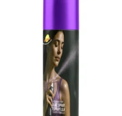 Kropsspray i lilla glitter