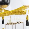 Lametta folieguirlande i guld