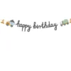 Lastbil kartonbanner - happy birthday