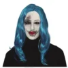Latex Maske - Blue Hair