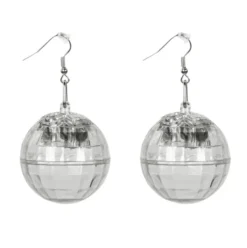 LED Øreringe Disco Kugle