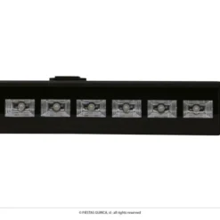 6 led uv lys til halloween - sort - indendørs