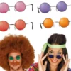 Lennon brille med brune glas