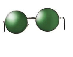 Lennon brille stor i grøn