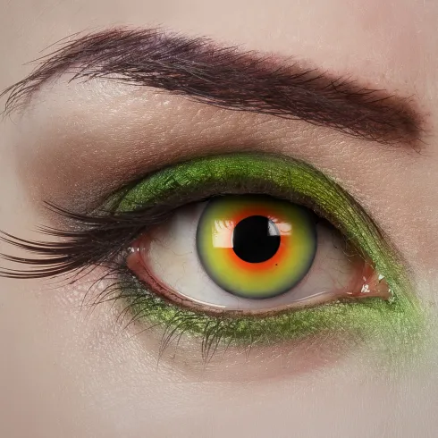 Linser i lime-orange 1d - Witchwood