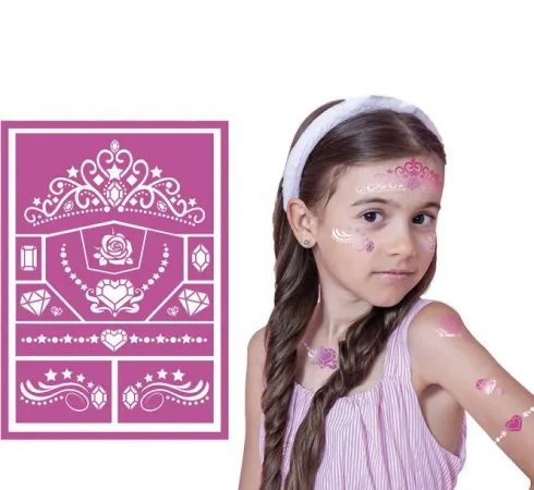 Makeup skabelon Prinsesse