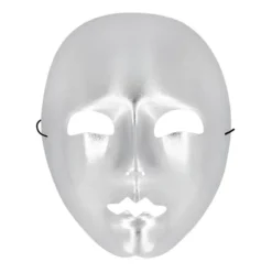 Mime maske i Sølv