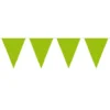 Mini Flagbanner i limegrøn