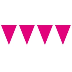Mini Flagbanner i pink