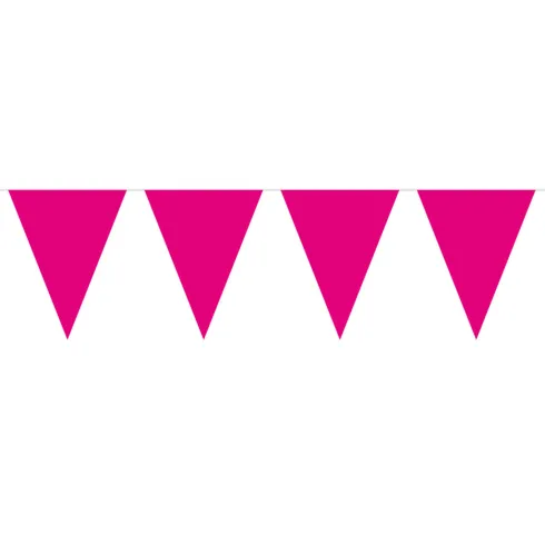Mini Flagbanner i pink