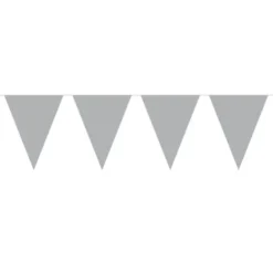 Mini Flagbanner i sølv