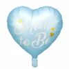 Mom to be folieballon i lyseblå