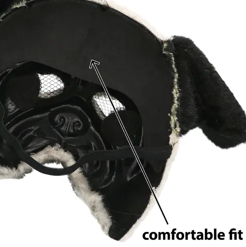Mopdog Hunde maske - halvmaske