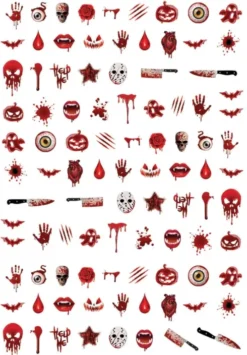 Negle stickers med Halloween motiver