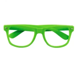 Neonbrille uden glas i grøn