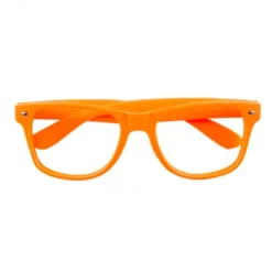 Neonbrille uden glas i orange