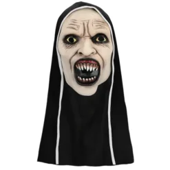 Nonne halloween maske i latex