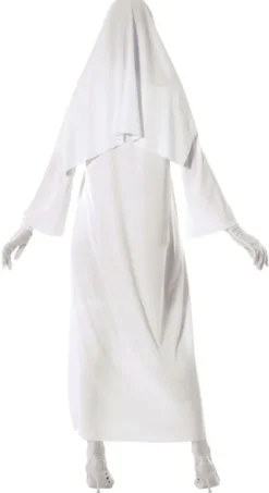 Nonne kostume i hvid