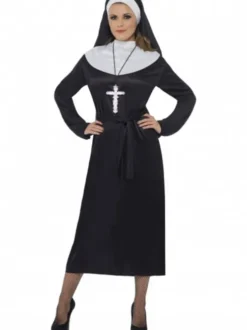 Nonne kostume med bælte