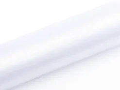 Organza bordløber smal i hvid