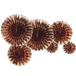 Papirvifter 6 stk i Rosegold