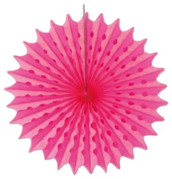 Papirvæv vifte Ø 45 i neonPink