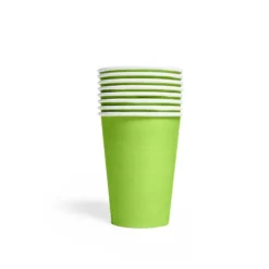 Papkopper i limegrøn 210ml