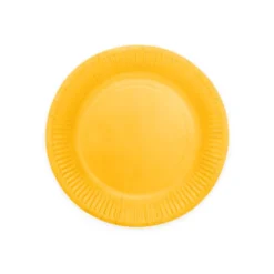 Paptallerken i Gul 23cm