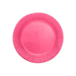 Paptallerken i Pink 23cm