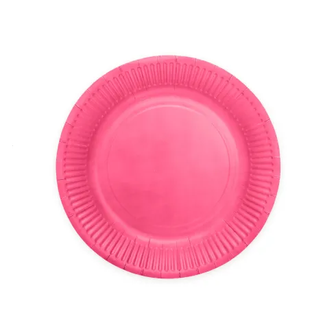 Paptallerken i Pink 23cm
