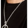 Peace tegn i metal XL