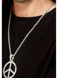 Peace tegn i metal XL