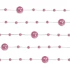 Perleguirlande i Gammel-rosa