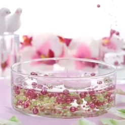 Perleguirlande i Gammel-rosa