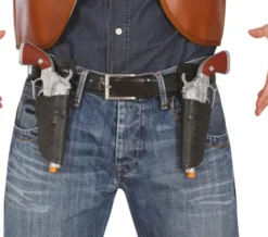 2 Pistoler med etui og Badge