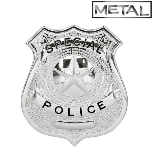 Politi badge metal