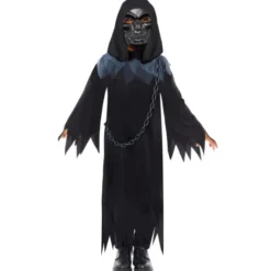 Reaper kåbe med maske til børn