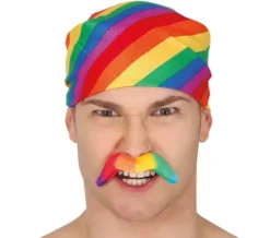 Regnbuefarvet bandana