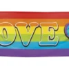 Regnbue farvet Flag LOVE