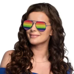 Regnbue farvet Solbrille
