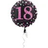 18 år folie ballon sparkling pink