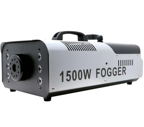 Røgmaskine med Lys og Fjernbetjening 1500W