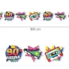 90ér Kartonbanner