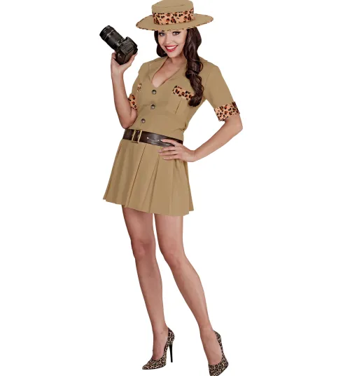 Safari kostume til kvinder